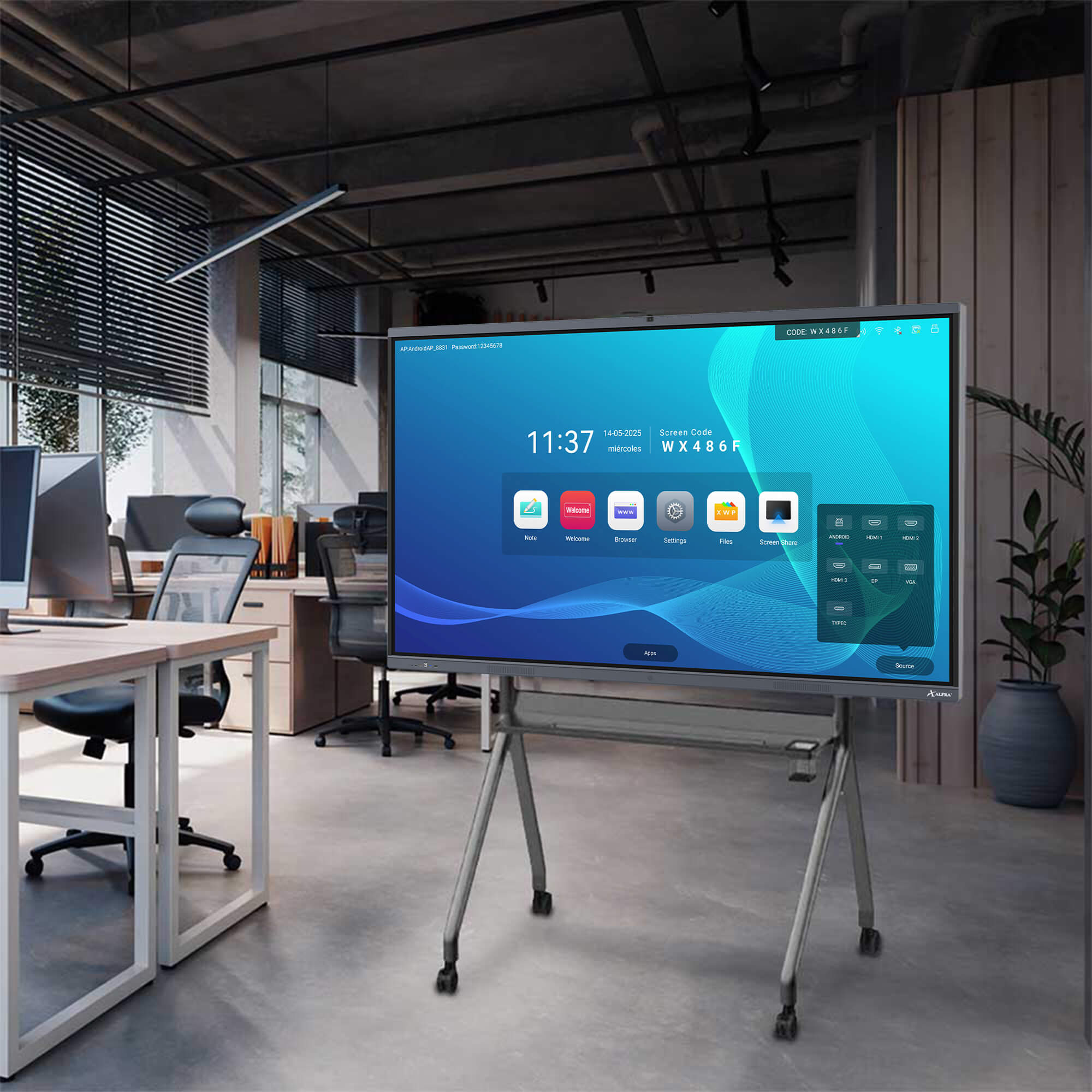 Pedestal para Pantalla Inteligente