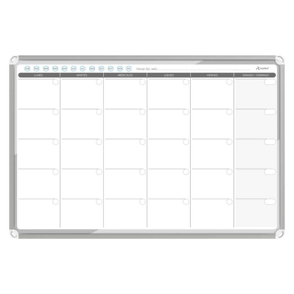 Planeador Mensual Master Board 60 x 90 cms