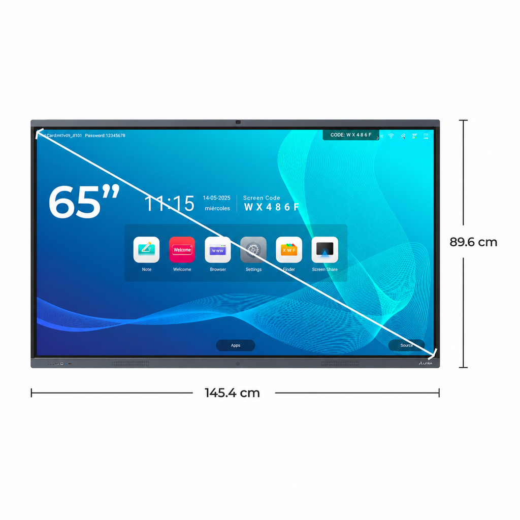 All in ONE+ 65" Pantalla Interactiva