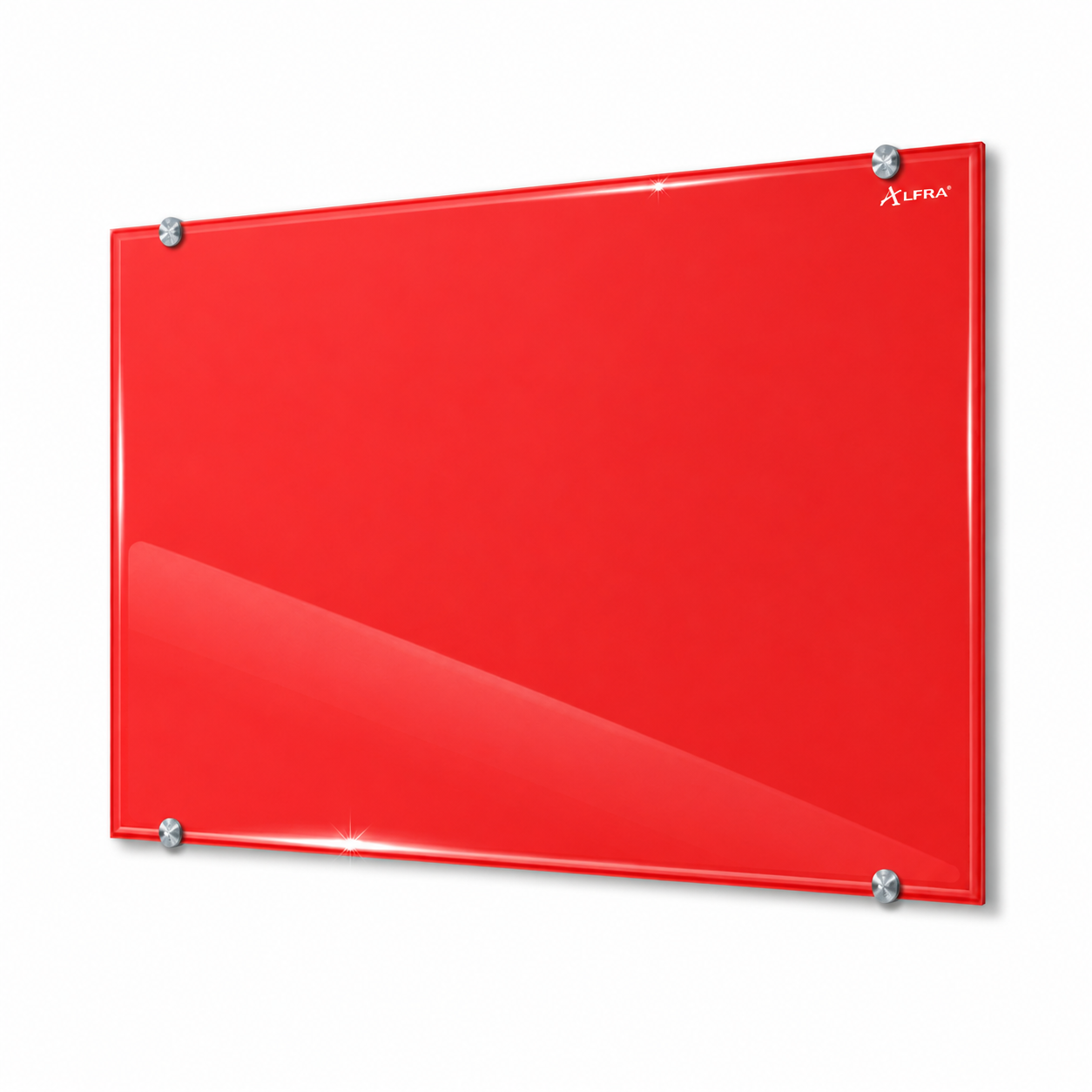 Pintarrón de cristal Criscolor rojo